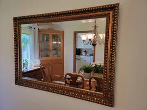 lot 12 image: Gorgous Gold Baroque Framed Mirror
