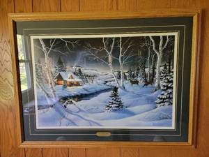 lot 36 image: Custom Framed Limited Edition Print of A Winters Tale by Mark Daehlin