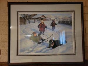 lot 59 image: Framed Signed by Artist Early Limited Edition Framed Print by Robert Duncan