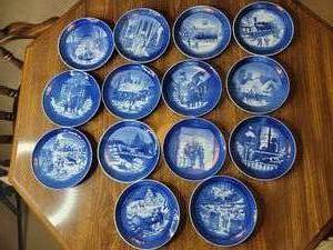 lot 116 image: 14 Royal Copenhagen Annual Plates 1990-2003