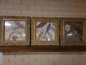 lot 49 image: 3 Custom Framed Prints