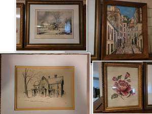 lot 56 image: 4 Art Pieces