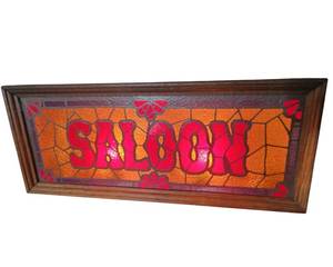 lot 89 image: Vintage Saloon Sign
