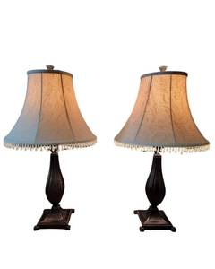 lot 64 image: 2 Matching Lamps