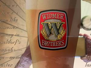 lot 35 image: WIDMER BEER MIRROR