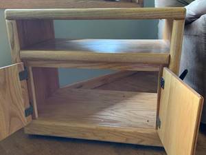 lot 50 image: Small Cupboard - Microwave or TV Stand