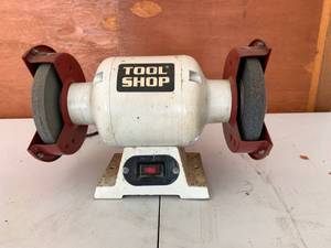 lot 117 image: TOOL SHOP BENCH GRINDER