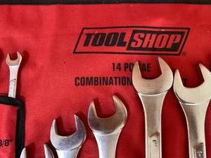 lot 140 image: TOOLSHOP WRENCH SET