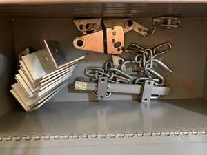 lot 147 image: TOOLBOX WITH HARDWARE
