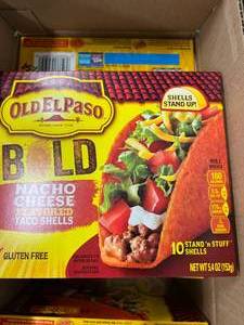 OLD ELPASO NACHO CHEESE TACO SHELLS
