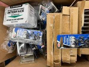 BOX OF ASSORTED FASTNERSBULBS