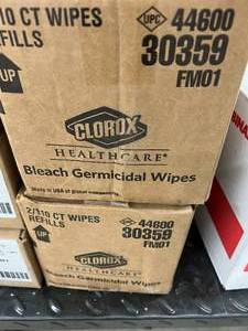 CLOROX HEALTHCARE BLEACH GERMICIDAL WIPES