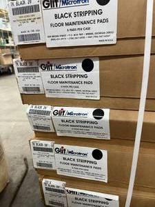 BLACK STRIPPING FLOOR MATIENCE PADS