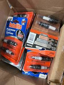 MEDIUM BOX OF ASSORTED SPARK PLUGS