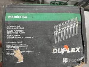 3 12 X .131 METABO PLASTIC STRIP FULL ROUND HEAD