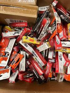 LARGE BOX ASSORTED SPARK PLUGS