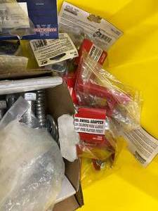 TOTE OF MISC CONCRETE TOOLSITEMS