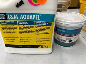 L&M AQUAPEL 1 GAL, PLUS A POLYASPARTIC PIGMENT