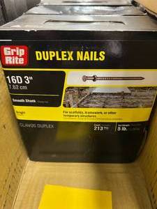 4 DUPLEX NAILS 16D 3