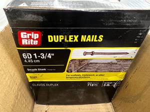 10 BOXES, DUPLEX NAILS