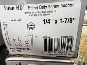 5 BOXES FLUTED MASONRY NAILS