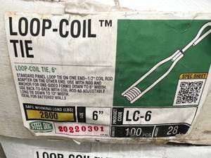 2 BOXES LOOP-COIL TIES 6