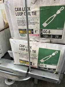 2 BOXES CAM LOCK LOOP COIL TIE