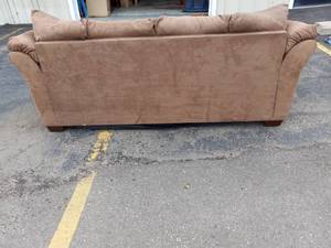 BROWN MICRO FIBER SOFA