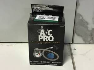 AC Pro R-134a Professional Gauge with Can Adapter (ACP401-W3) by IDQ Custom Returns See Pictures