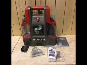 Professional Series Spotless Portable Carpet Cleaner & Upholstery Spot Cleaner by HOOVER Customer Returns See Pictures