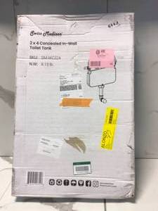 St. Tropez Elongated Back to Wall Toilet Bowl Only Bundle in Glossy White by Swiss Madison Customer Returns See Pictures