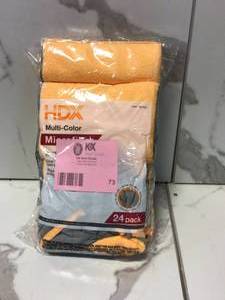 16 in. x 16 in. Multi-Purpose Microfiber Cloth (24-Pack) by HDX Customer Returns See Pictures