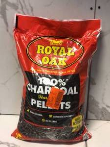 20 lbs. 100% Charcoal Hardwood Pellets by Royal Oak Customer Returns See Pictures