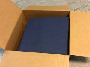 21 in. x 21 in. Sapphire Blue Leala Outdoor Dining Chair Cushion by ARDEN SELECTIONS Customer Returns See Pictures