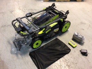 RYOBI 40V Brushless 20 in. Cordless Walk Behind Self-Propelled Lawn Mower with 6.0 Ah Battery & Charger Customer Returns