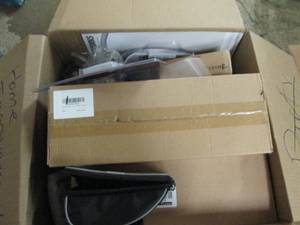 lot 38 image: box of utility hooks , door and win...
