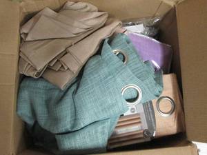 lot 45 image: box of curtains ...