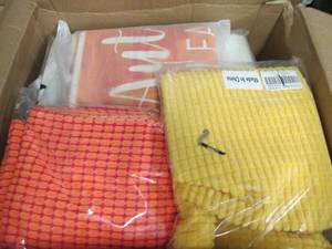 lot 54 image: box of decorative pillow covers ...