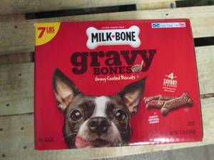 lot 69 image: 7lbs of milk bone gravy bones ...