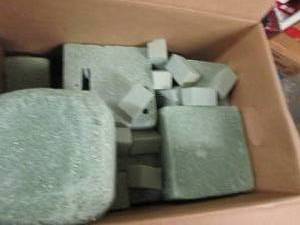 lot 74 image: green styrofoam for crafts or art ...