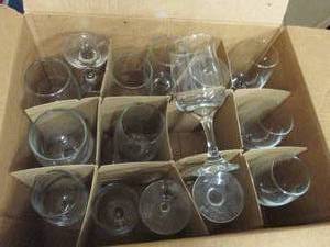 lot 88 image: box of glasses ...