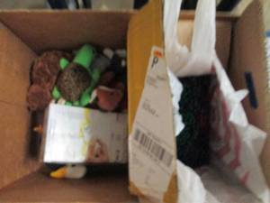 lot 97 image: box of beanie babies, bubbles and nec...