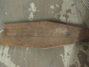 lot 111 image: vintage wooden ironing board ...