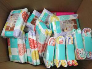 lot 135 image: box of easter peva tablecloths ...
