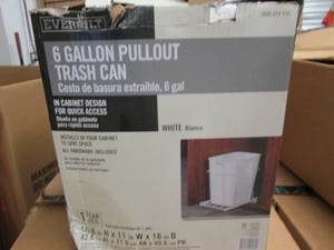 lot 136 image: everbuilt 6 gallon trash can pull o...