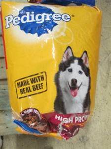 lot 145 image: 50lbs of pedigree dog food ...