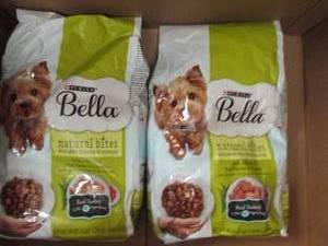 lot 149 image: box of 3lb bags of dog food ...