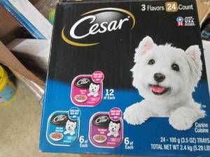 lot 155 image: cesar wet dog food ...