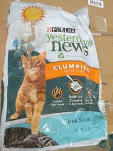 lot 160 image: 10lbs of purina yesterday news clum...