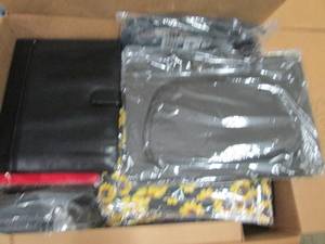 lot 172 image: box of bubble mailers , laptop carr...